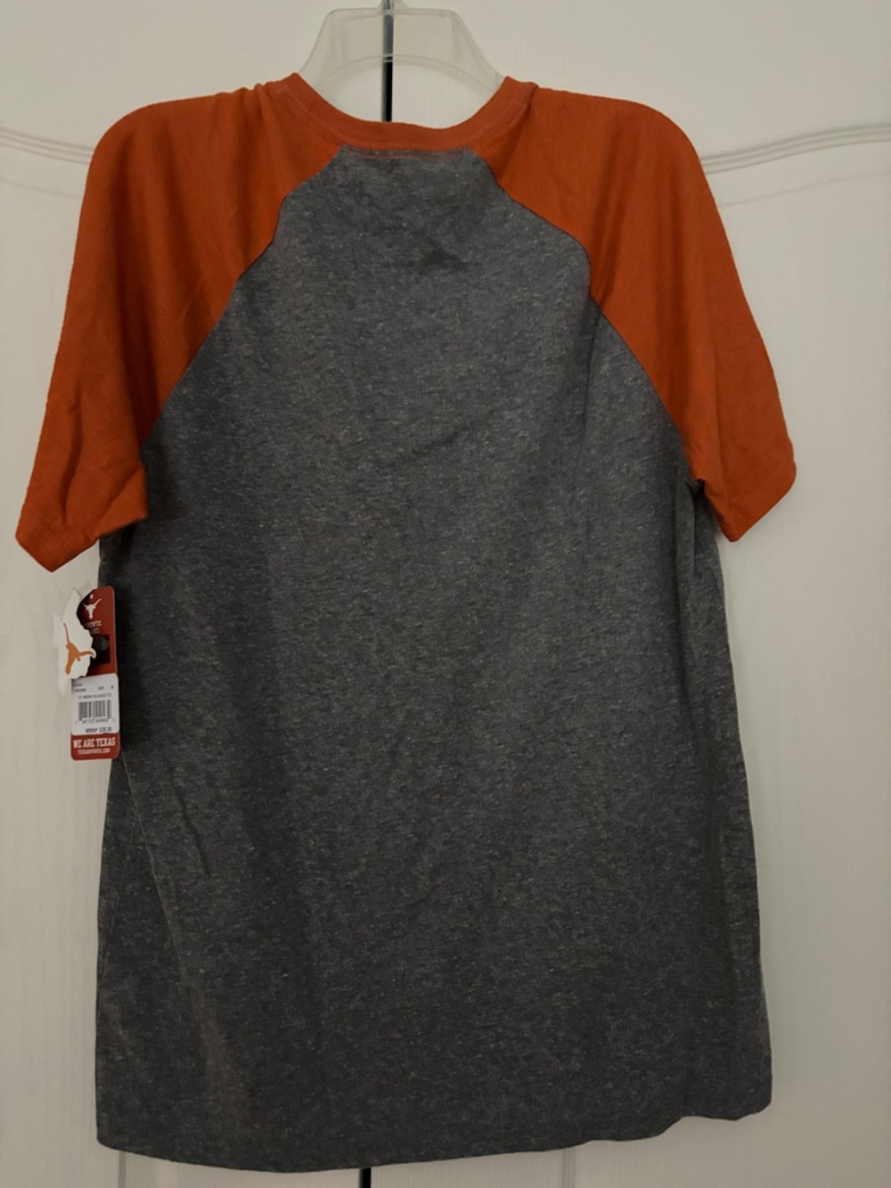 NWT Short Sleeve Raglan Tee with University of Texas Longhorns Logo - Picture 5 of 6